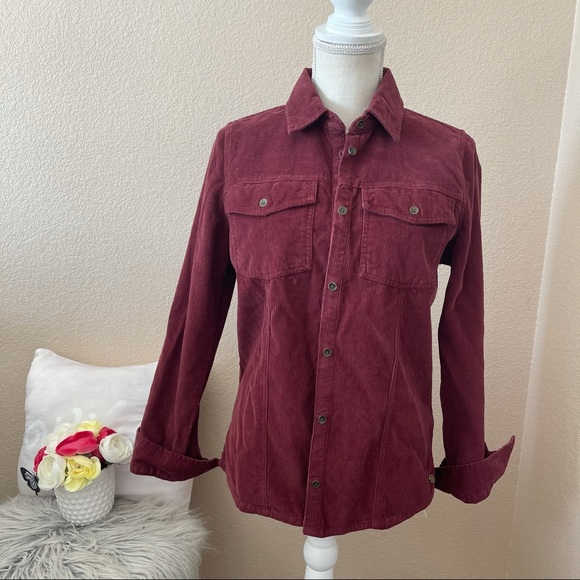 Roxy corduroy maroon jacket small - Picture 5 of 7
